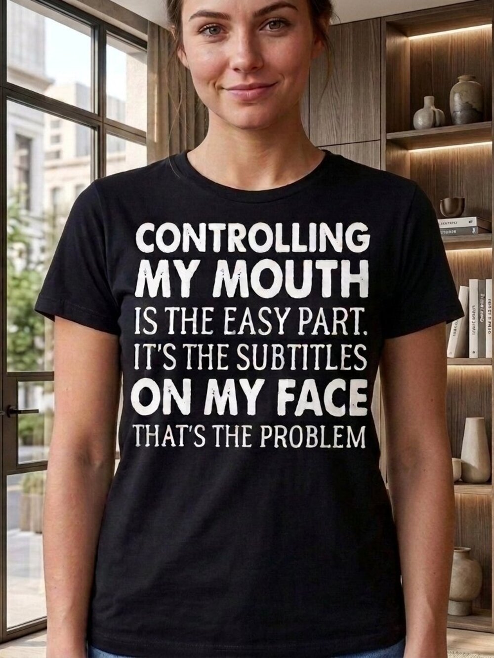 Control My Mouth Graphic Tee • Bold Attitude Humor Shirt • Unisex Casual Street